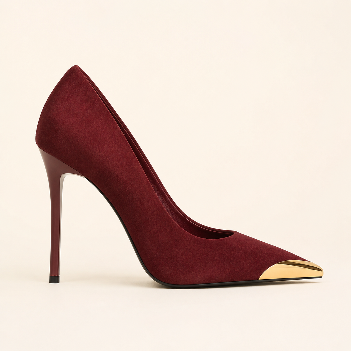 Leopard velvet high heel pumps with statement print