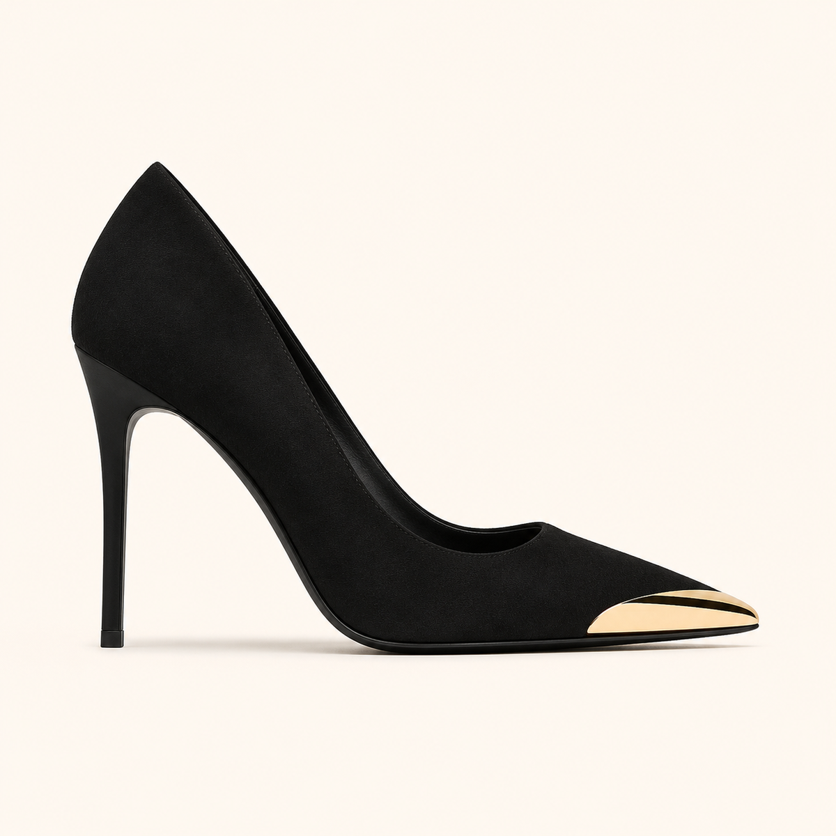 Leopard velvet high heel pumps with statement print