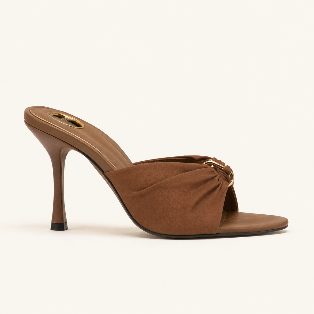 Open-toe high heel sandals for summer and evening wear