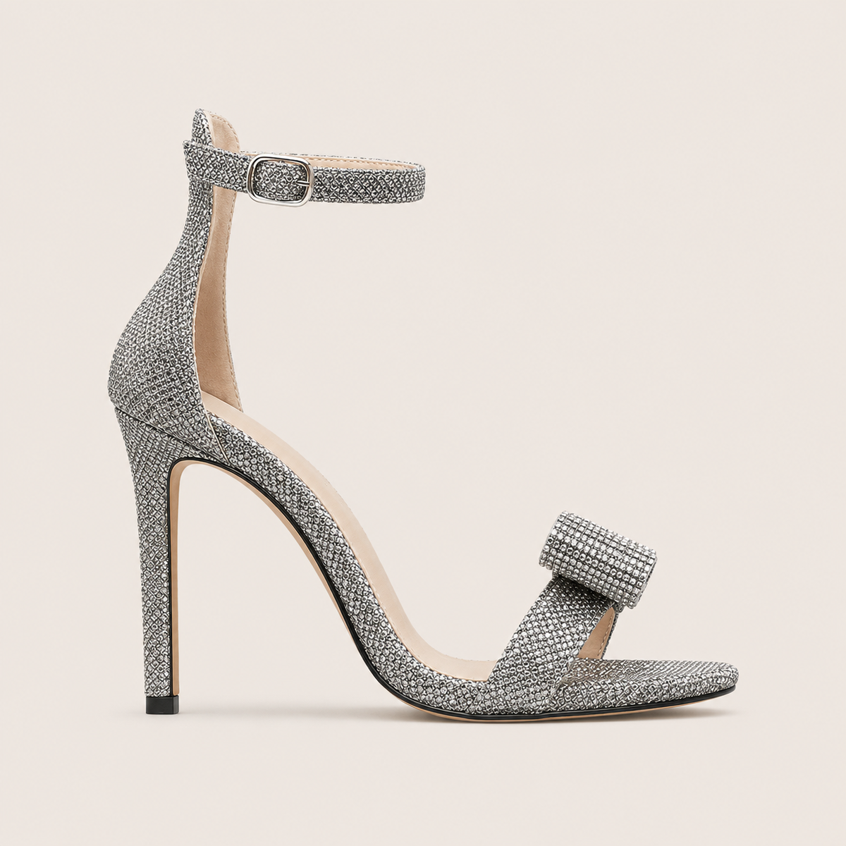 Elegant high heel sandals with minimalist design