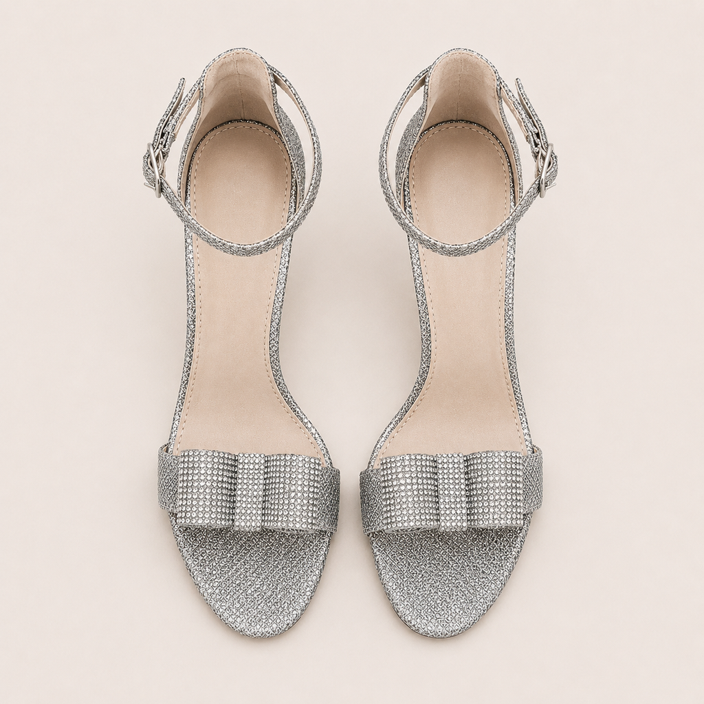 Elegant high heel sandals with minimalist design