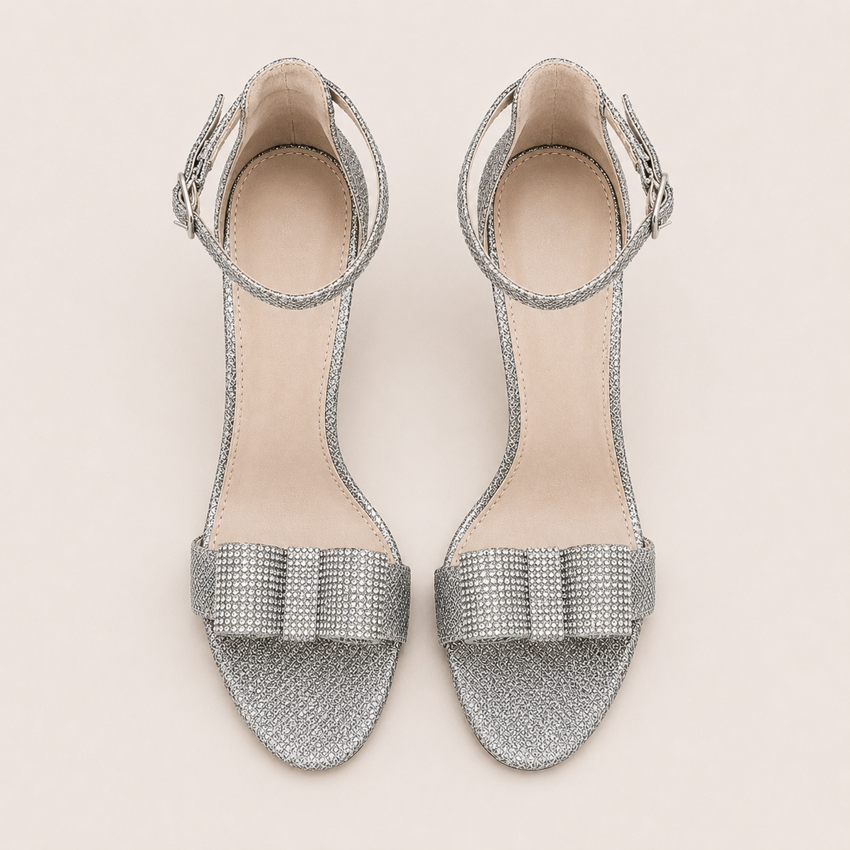 Elegant high heel sandals with minimalist design
