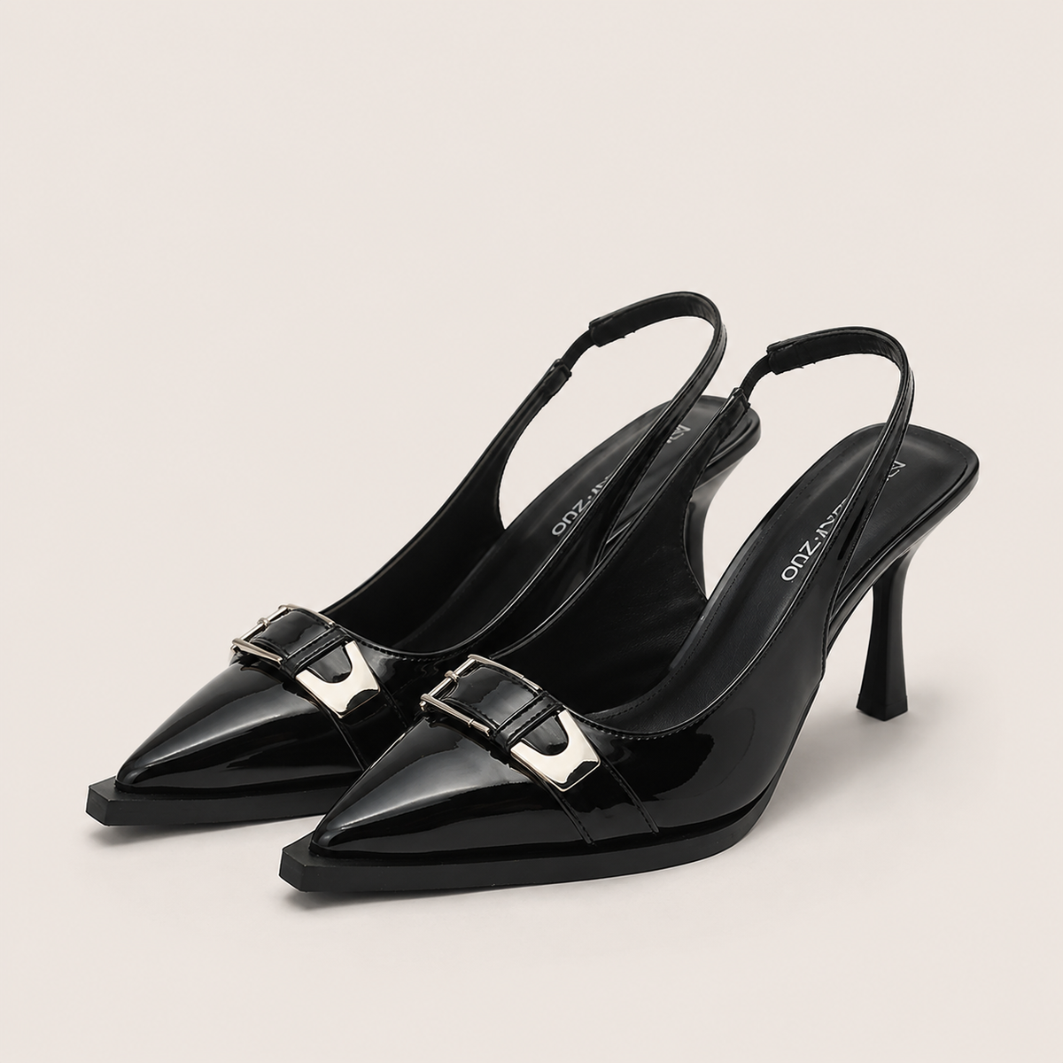 Black evening dress heels for women