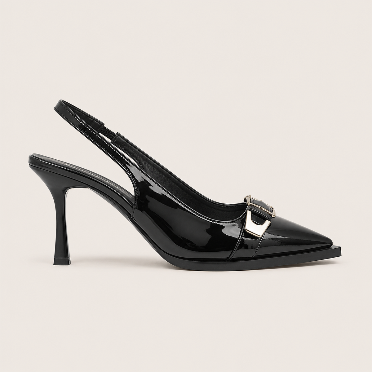 Black evening dress heels for women