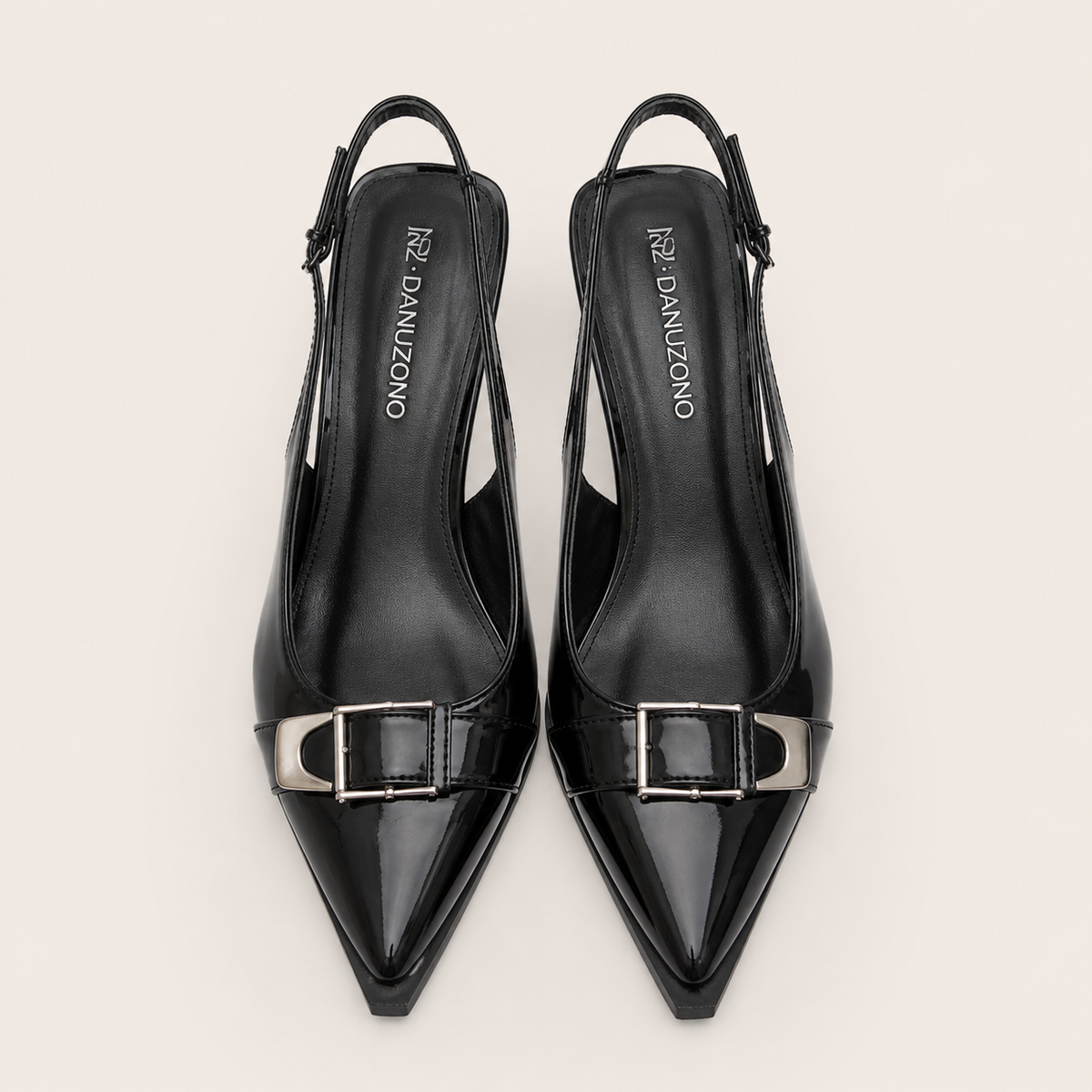 Black evening dress heels for women